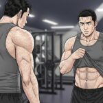 毛深いマッチョ