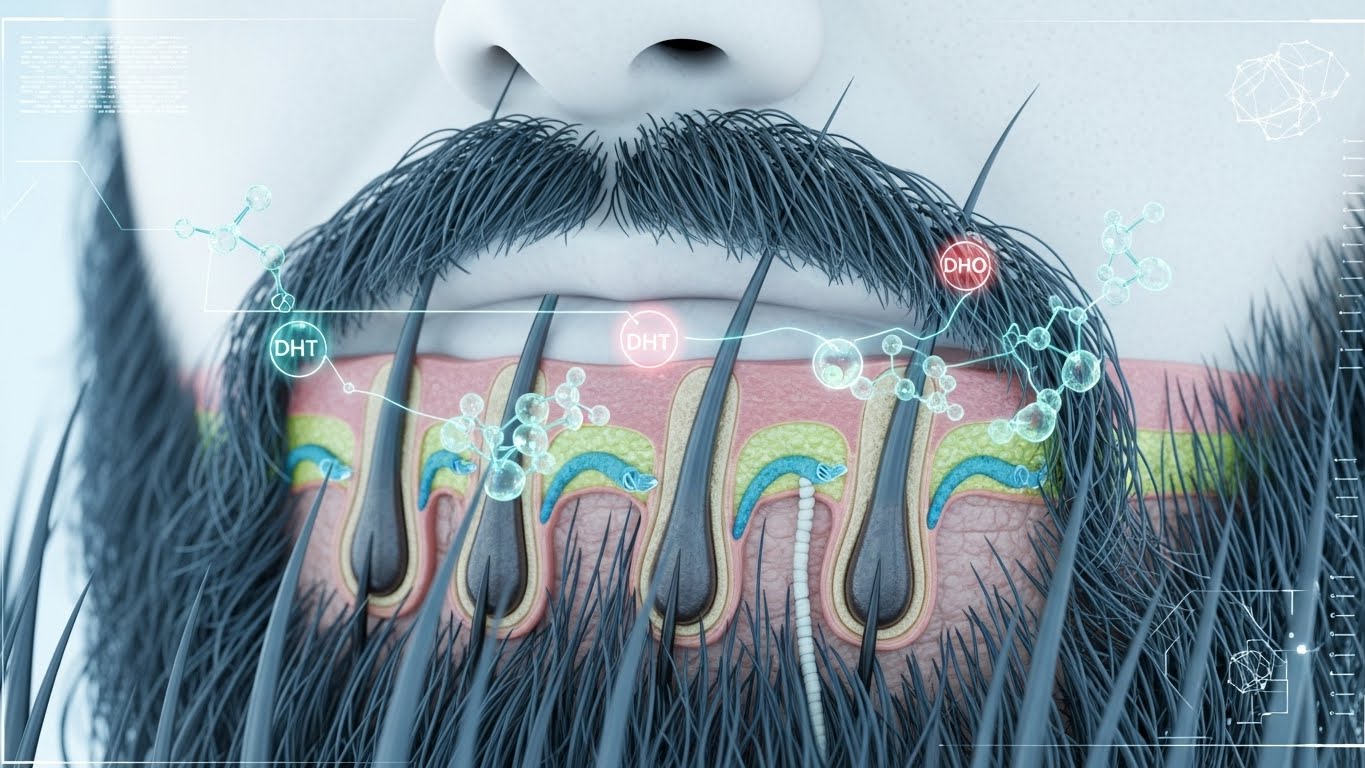 ヒゲ　なぜはえる