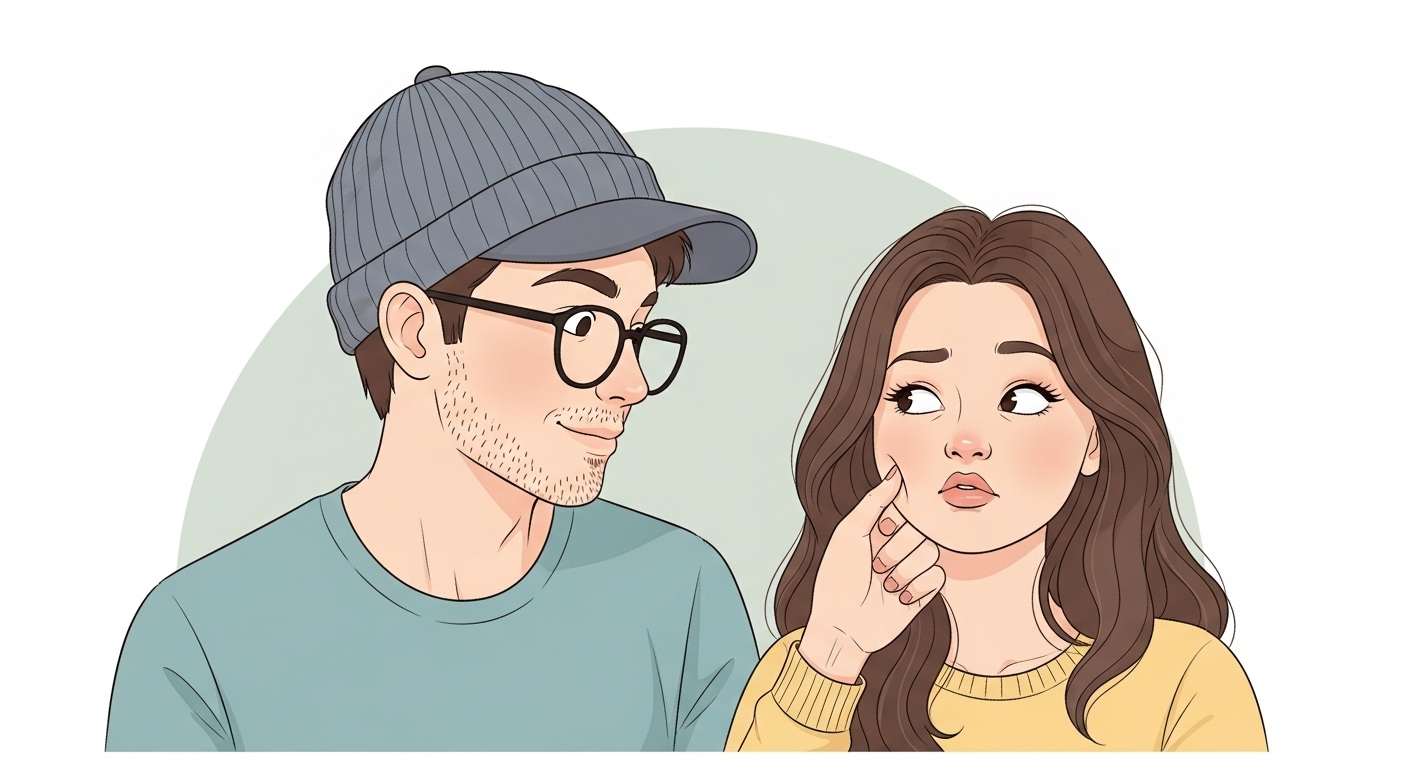 彼氏　ヒゲじょり