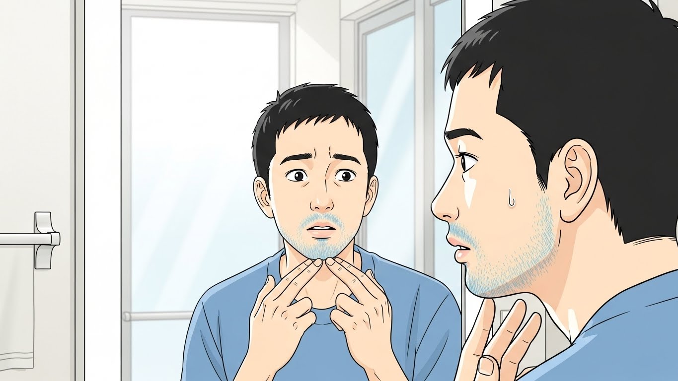 青髭 気 にし すぎ