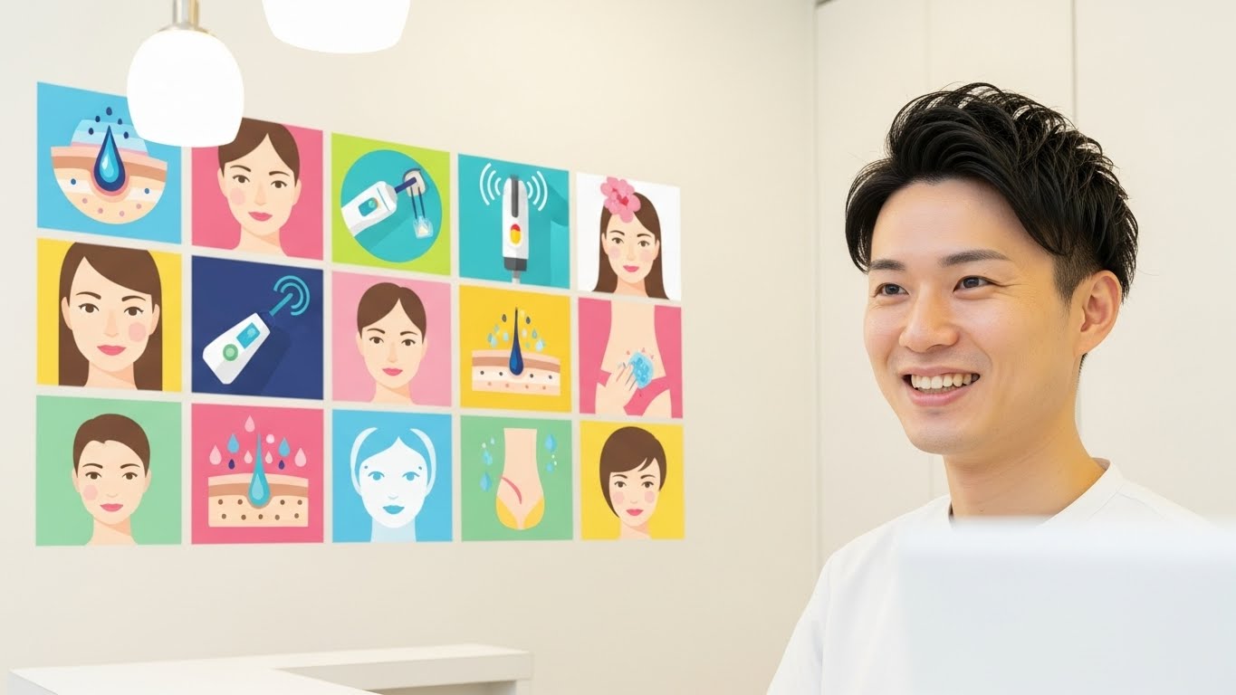 脱毛初回 はしご