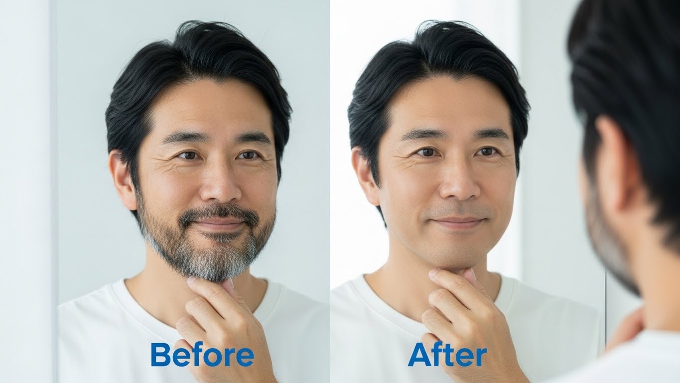 ヒゲ脱毛 おじさん